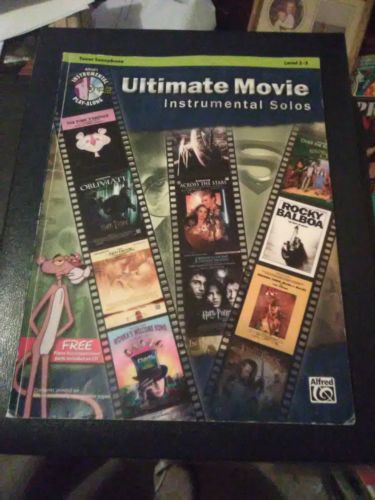 Ultimate Movie Film Instrumental Solos Tenor Sax 2-3 SAXOPHONE Sheet Music BOOK