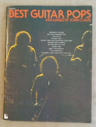 Best Guitar Pops: Arranged by John Clausi. (1975, Paperback)