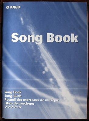 Yamaha Song Book for PSR Model Keyboards 68 pages 40 Songs, Original Yamaha