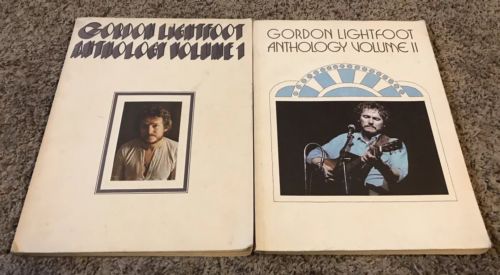 Gordon Lightfoot Anthology I & II, Sheet Music Books