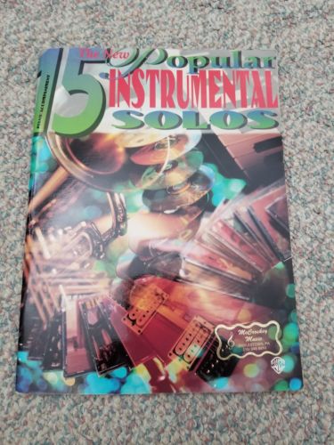 Piano accompaniment popular 15 instrumental solos