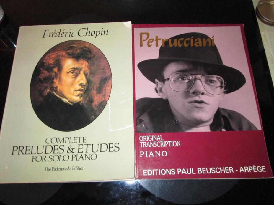 Petrucciani JAZZ Piano Music Transcription+CHOPIN Complete Prelude & Etudes Book