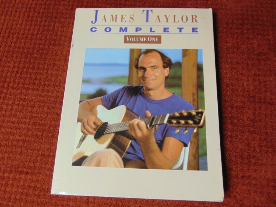 JAMES TAYLOR COLMPLETE Volume One Songbook, 1987 Sheet Music