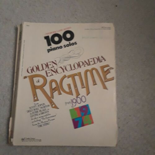 Golden Encyclopedia Ragtime From 1900 To 1974
