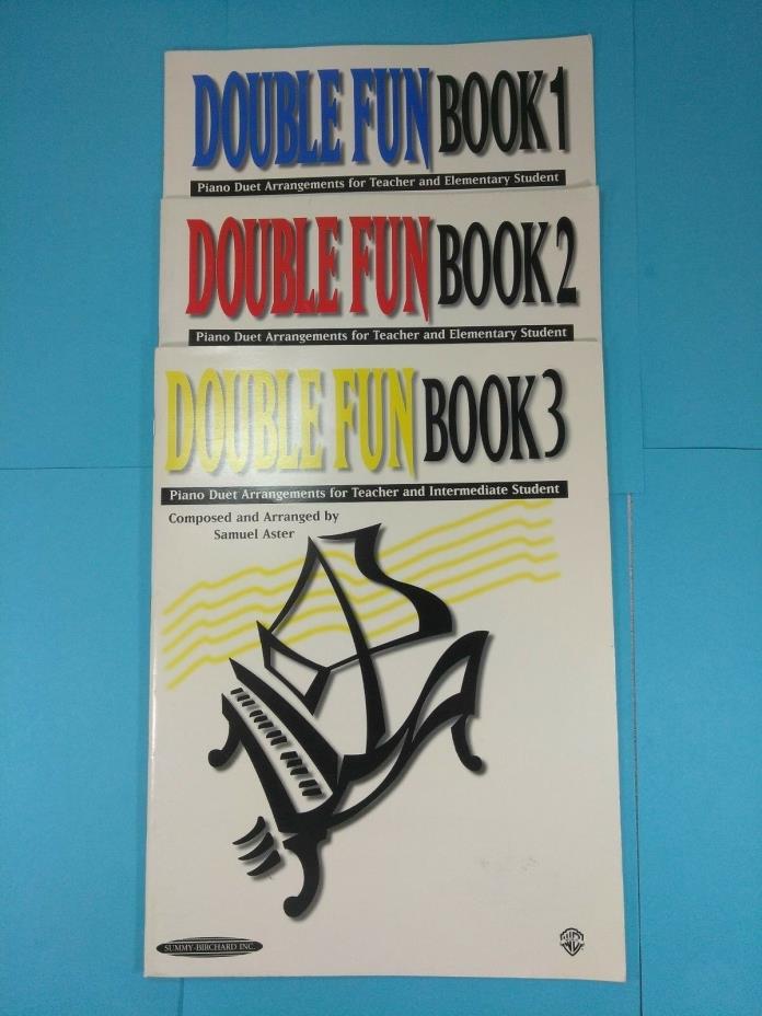 Double Fun Book 1,2 and 3, Piano Duet Teacher & Elementary Student