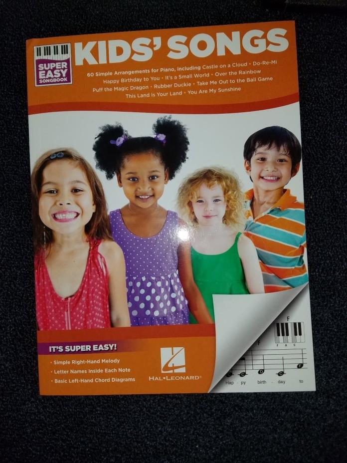 KID'S SONGS SUPER EASY SONGBOOK HAL LEONARD
