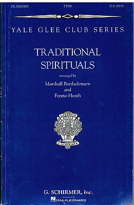 YALE GLEE CLUB Traditional Spirituals: Choral Sheet Music / Songbook 1996