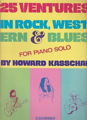Howard Kasschau 25 Ventures in Rock-Western & Blues for Piano Sheet Book