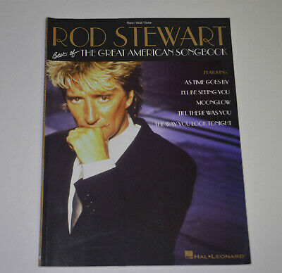 ROD STEWART Best of the Great Americann Songbook PIANO GUITAR VOCAL Paperback