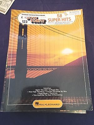 Organ Piano Electronic Keyboard Song Book 58 Super Hits-EZ Play No. 123