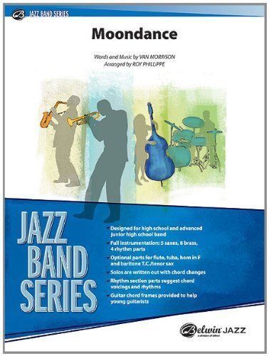 MOONDANCE Jazz Band Series SHEET MUSIC Conductor & Parts Paperback Van Morrison