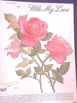 Robbins Music With My Love All Organ Piano Electronic Keyboard Song Book Big 3