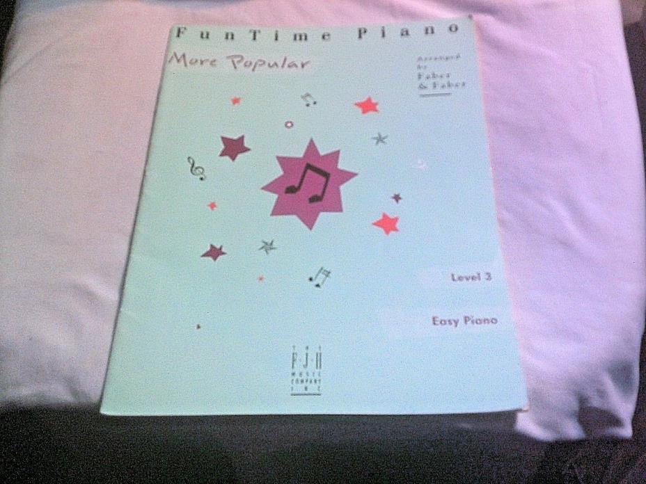Funtime Piano More Popular Level 3 Easy Farber Book Music