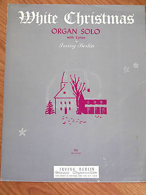 WHITE CHRISTMAS / ORGAN SOLO 1956