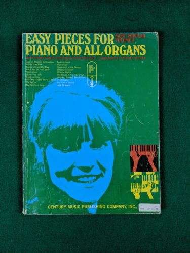 Easy Pieces for Piano and Organ circa 1966 Music Song Book Vol 4