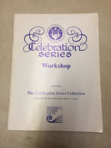 Vintage Royal Conservatory Of Music Toronto Celebration Series Workshop 1992