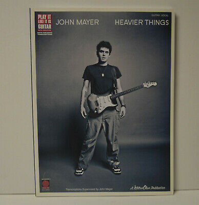 JOHN MAYER HEAVIER THINGS GUITAR TAB SHEET MUSIC SONG BOOK