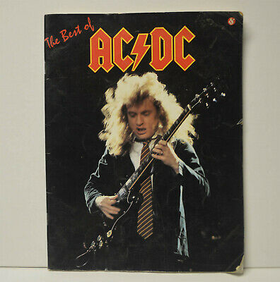 AC/DC The Best of 1988 Songbook GUITAR / VOCAL Paperback Angus Young