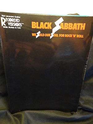 BLACK SABBATH We Sold Our Soul Revised Guitar Tab Book