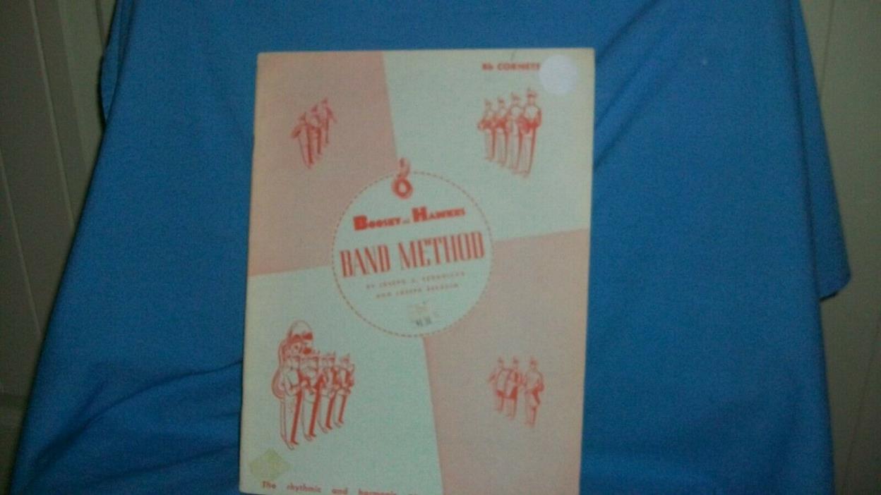 Vintage Sheet Music Book BOOSEY HAWKES CORNETS Band Method 1947 Bd CORNETS.