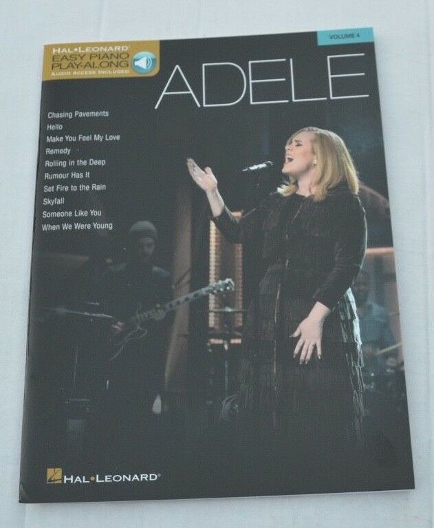 NEW Adele Easy Piano Play-Along Book Hal Leonard Volume 4