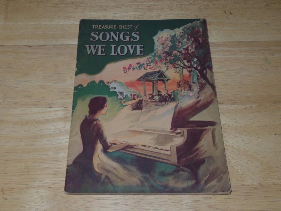 1936 Treasure Chest Of Songs We Love Song Book 36 Songs - Piano Vocal Paperback