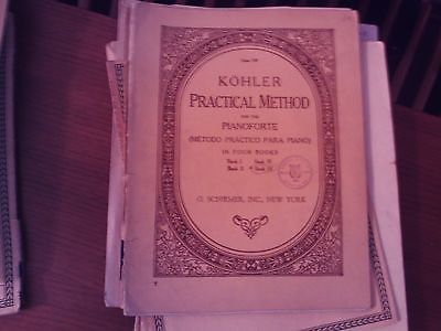 Koehler: Practical Method for Piano, book 4, piano (Schirmer)