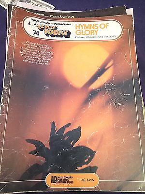 Hymns of Glory-EZ Play No. 74 Organ Piano Electronic Keyboard Song Book