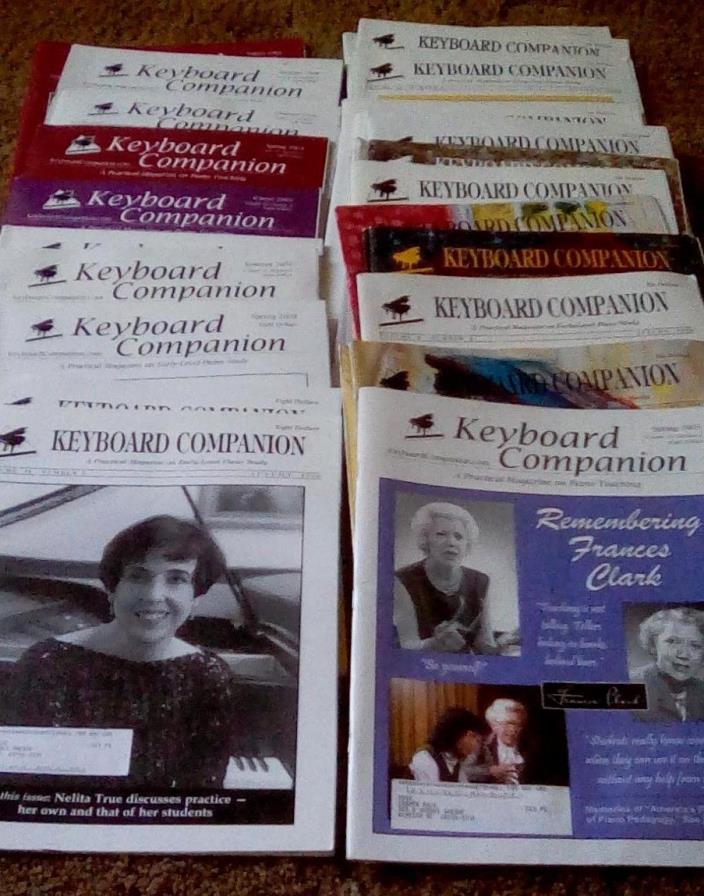 Lot 28 Keyboard Companion: Magazine on Piano Teaching, 1997-2005