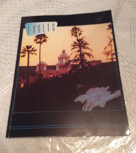 Eagles Hotel California Music Song Book 1977