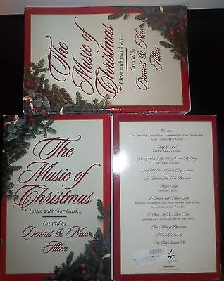 The Music of Christmas Listen with your heart Songbooks - Lot of 6