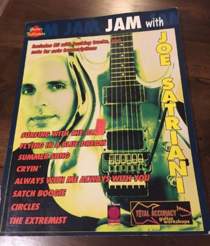 Satriani - Jam Guitar Version Tab Tablature Song Book Missing CD