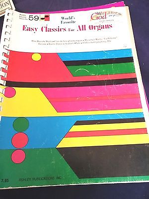 Easy Classics for All Organs No. 59 Organ Piano Electronic Keyboard Song Book