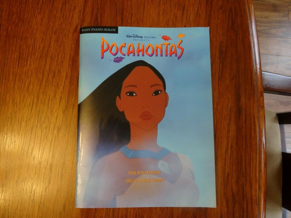 Pocahontas music book for easy piano
