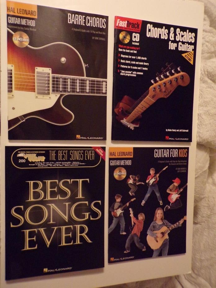 Guitar Music Instruction Guitar Method Best Songs Ever  Set 4 items  HAL LEONARD