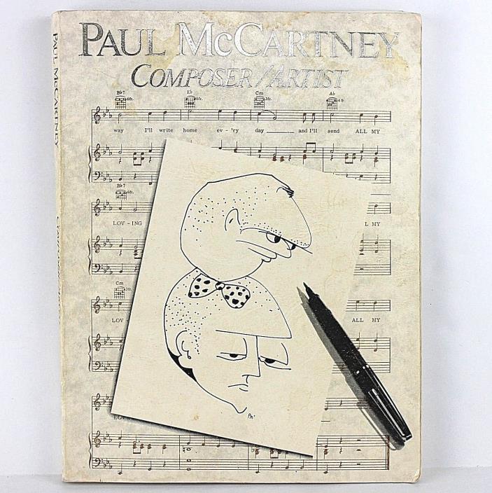 PAUL McCARTNEY COMPOSER/ARTIST song book Beatles Sheet Music Book 48 songs 1981