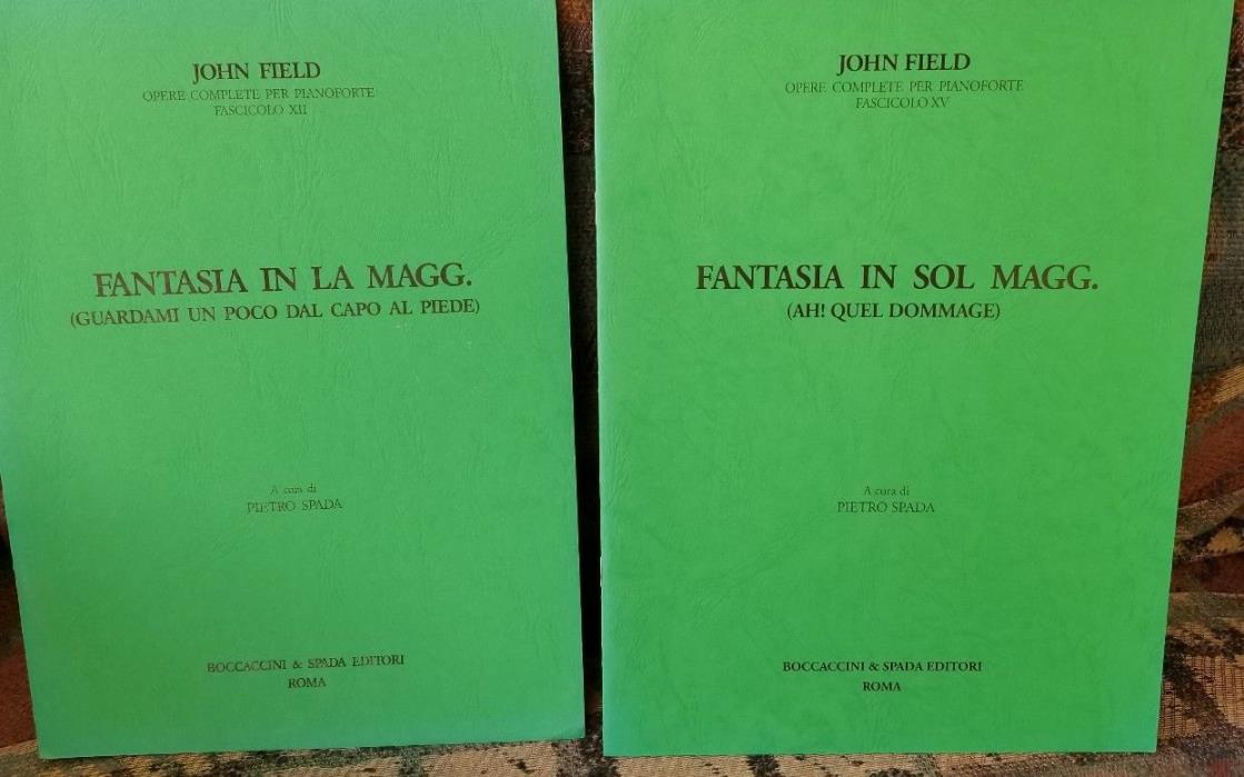 2 FANTASIAS by JOHN FIELD - LA MAGG / SOL MAGG - Opere Complete Per Pianoforte