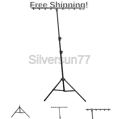 CHAUVET DJ CH06 Lightweight Lighting Stand w/T-Bar (50lb Capacity) CH-06