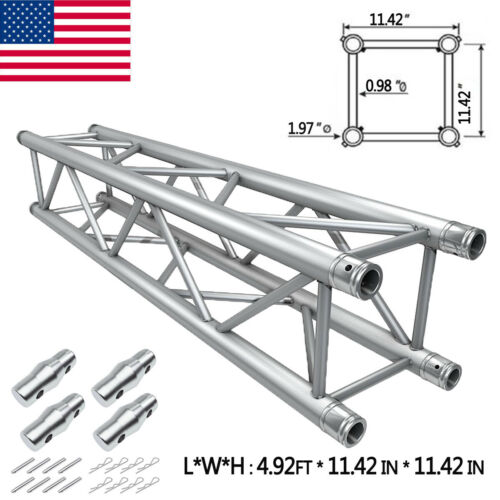 4.92FT Square Aluminum DJ Light Stand Truss Segment Fit Global Truss F34 SQ-4112