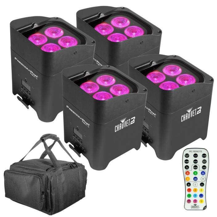 (4) Chauvet DJ Freedom Par Hex-4 Bundle