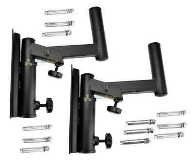 DJ Speaker Wall Mount Bracket PA System Holder Stand Mountable Pro Audio 8 10 12