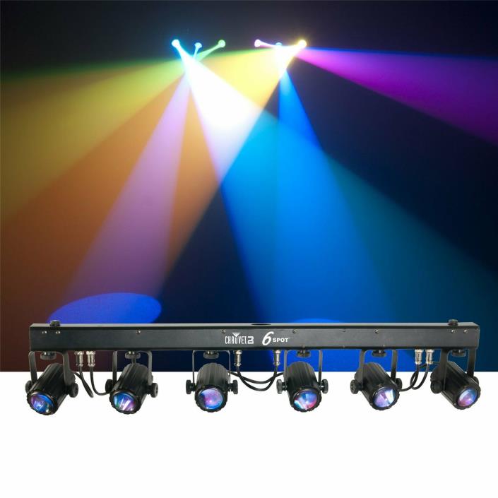 Chauvet DJ 6SPOT 6 x 3W RGB Spot Lighting System