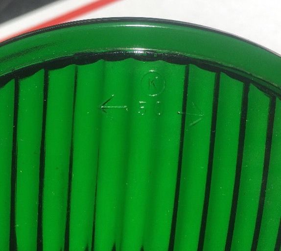 Osram Replacement GLASS Lens GREEN Stage Lighting Light New Old Stock Repurpose