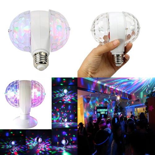 MINO ANT Disco Ball Light 6W Rotating LED Multicolor Crystal Strobe B