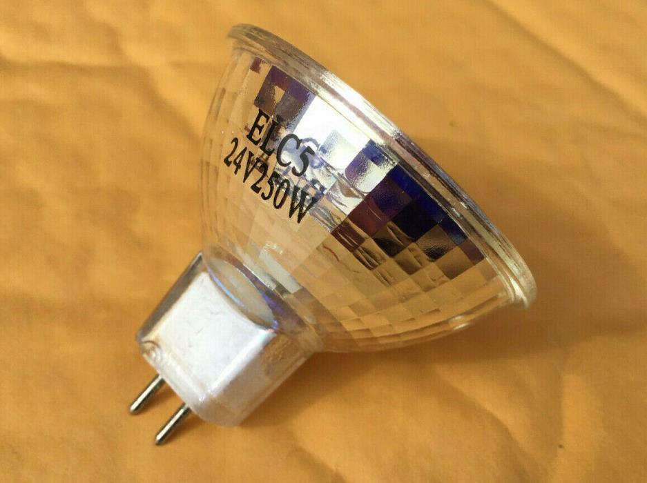 3 pcs. ELC-5 24V 250W Halogen MR-16 Lamp - 500 Hour ELC 5