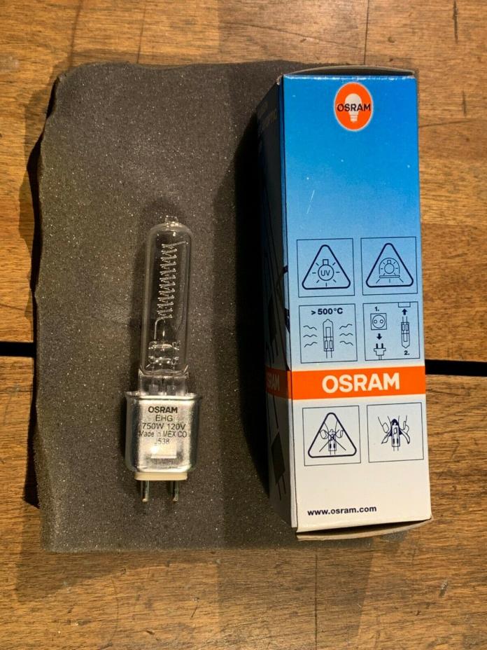 OSRAM EHG 54512 120V 750W G9.5 Stage Studio Lamp New Old Stock
