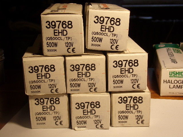 GE LIGHTING 39768-EHD Q500CL/TP 500W 120V (Surplus New In factory packaging)