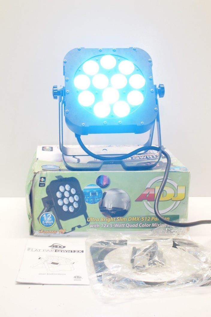 American DJ Flat Par QWH12X 12 LED 5 Watt Quad Color Light ADJ