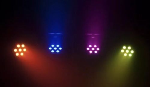 Chauvet DJ 4BAR TRI  LED Wash FX Light Fixture W/Stand+Pedal+Bag 4 BAR TRI