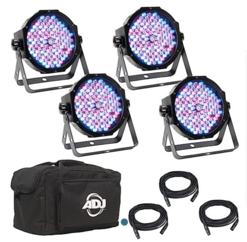 ADJ Mega Flat Pak Plus Wash Light Package (4 pars)